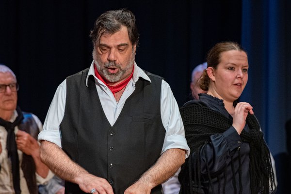Coro Lirico Bresciano G.Verdi in esecuzione durante il concerto a Lumezzane del Garda 2025 - Foto 77