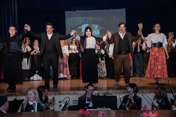 Coro Lirico Bresciano G.Verdi in esecuzione durante il concerto a Lumezzane del Garda 2025 - Foto 124