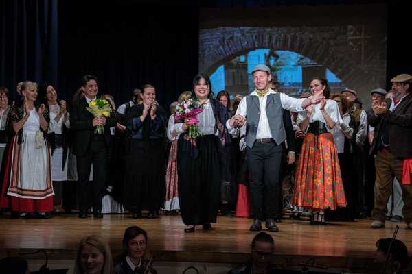 Coro Lirico Bresciano G.Verdi in esecuzione durante il concerto a Lumezzane del Garda 2025 - Foto 129