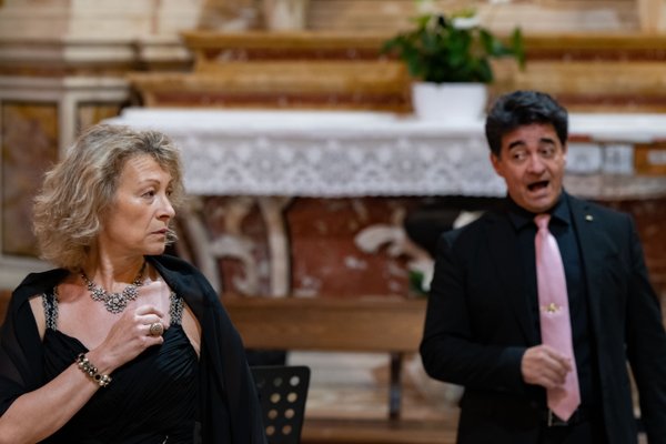Coro Lirico Bresciano G.Verdi in esecuzione durante il concerto a Moniga del Garda 2025 - Foto 24
