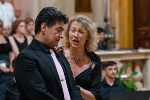 Coro Lirico Bresciano G.Verdi in esecuzione durante il concerto a Moniga del Garda 2025 - Foto 29