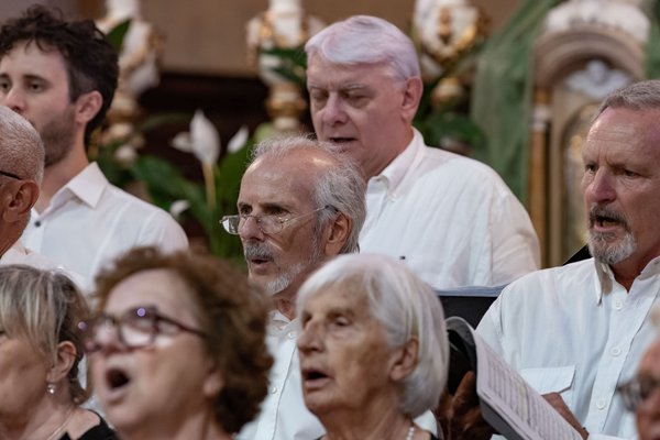 Coro Lirico Bresciano G.Verdi in esecuzione durante il concerto a Moniga del Garda 2025 - Foto 51