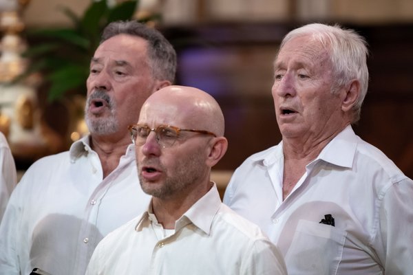 Coro Lirico Bresciano G.Verdi in esecuzione durante il concerto a Moniga del Garda 2025 - Foto 86