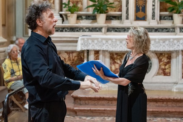 Coro Lirico Bresciano G.Verdi in esecuzione durante il concerto a Moniga del Garda 2025 - Foto 88