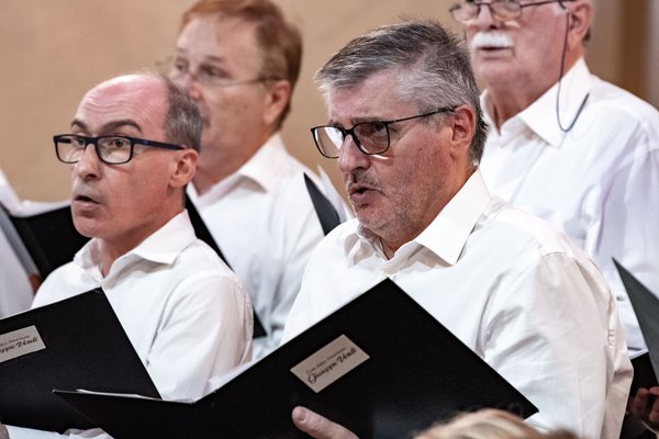 Coro Lirico Bresciano G.Verdi in esecuzione durante il concerto a Moniga del Garda 2025 - Foto 89
