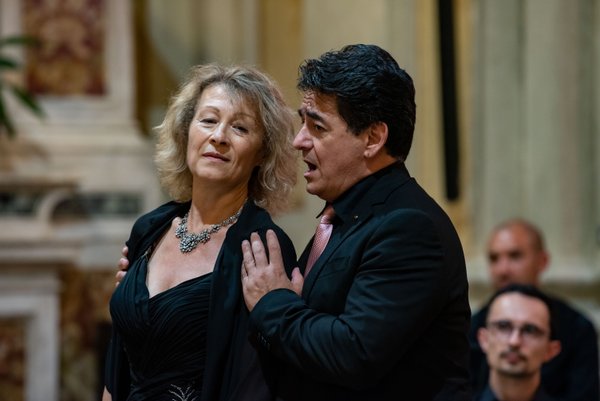 Coro Lirico Bresciano G.Verdi in esecuzione durante il concerto a Moniga del Garda 2025 - Foto 94