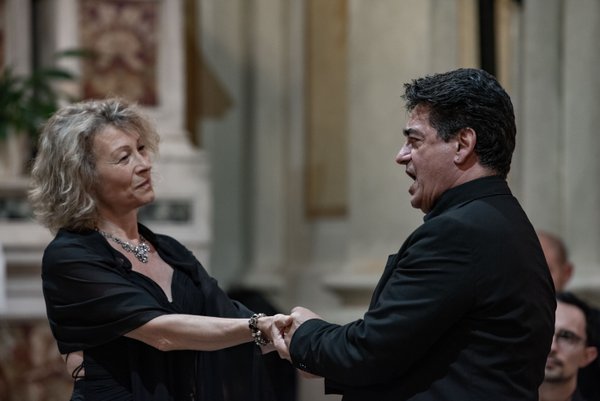 Coro Lirico Bresciano G.Verdi in esecuzione durante il concerto a Moniga del Garda 2025 - Foto 95