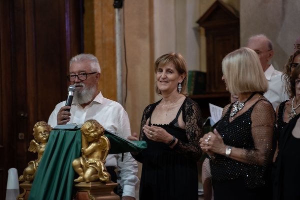 Coro Lirico Bresciano G.Verdi in esecuzione durante il concerto a Moniga del Garda 2025 - Foto 98