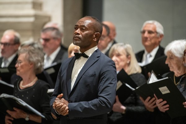 Coro Lirico Bresciano G.Verdi in esecuzione durante il concerto al Museo Santa Giulia 2025 - Foto 76