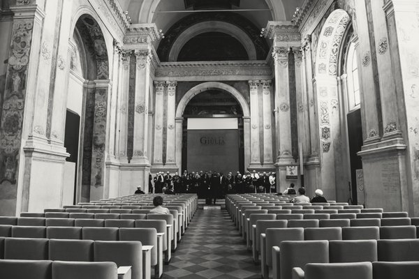 Coro Lirico Bresciano G.Verdi in esecuzione durante il concerto al Museo Santa Giulia 2025 - Foto 80